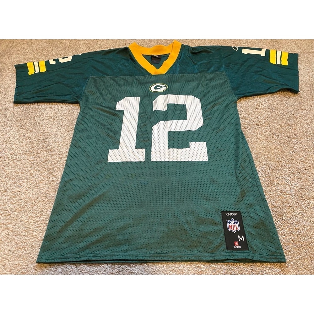 NFL Green Bay Packers Aaron Rodgers Jersey Meduim Men Reebok